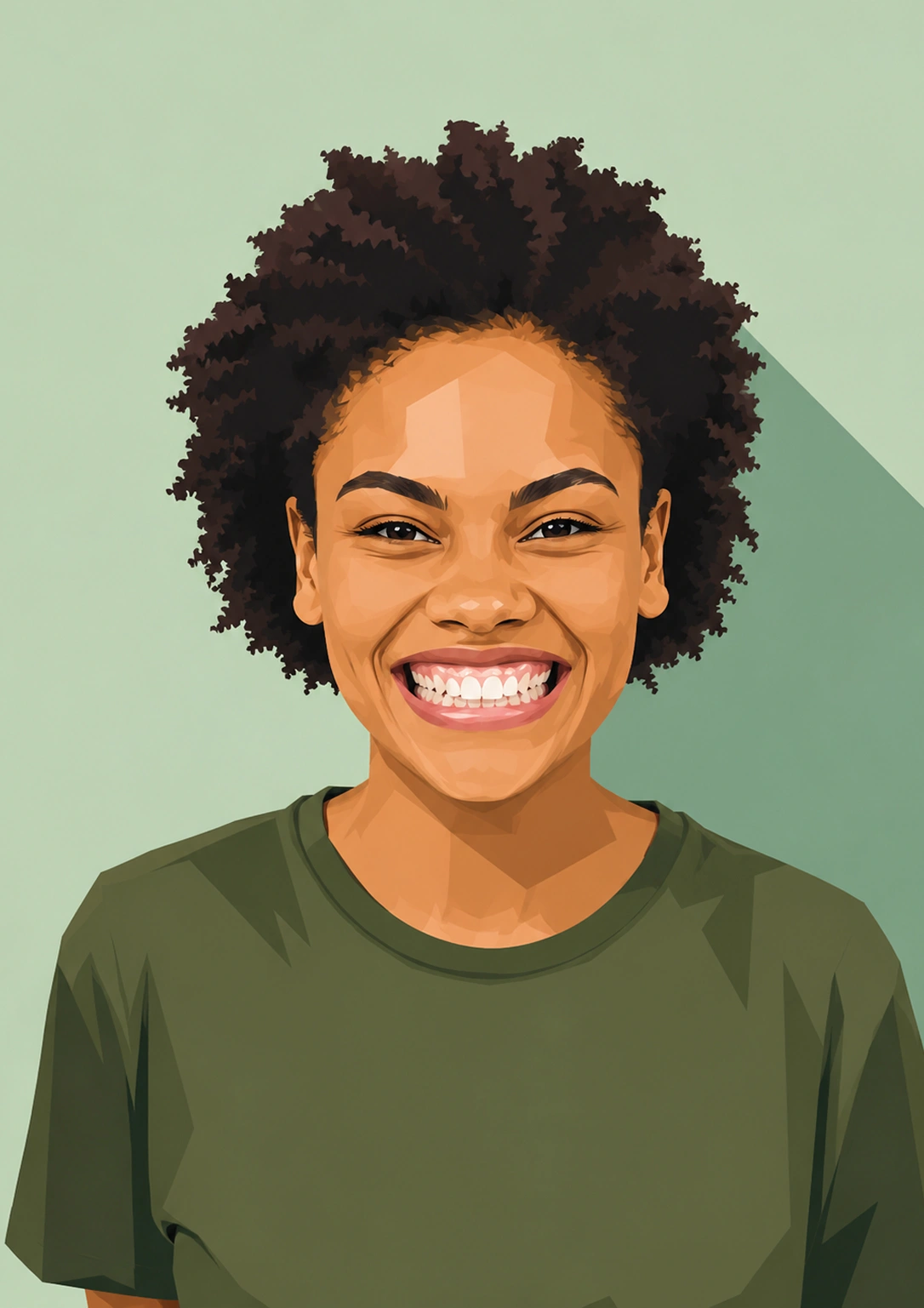 Minimalist Flat Vector Avatar