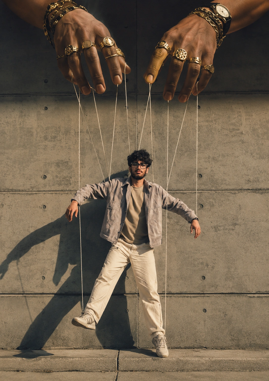 Surreal Marionette Fashion Portrait