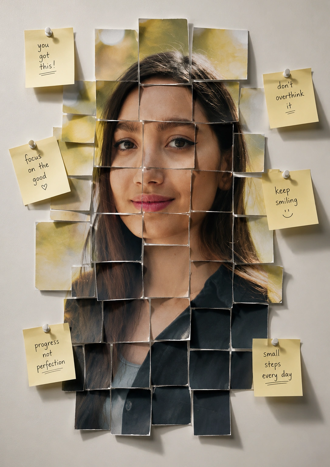 Surreal Photo-Tile Collage Portrait